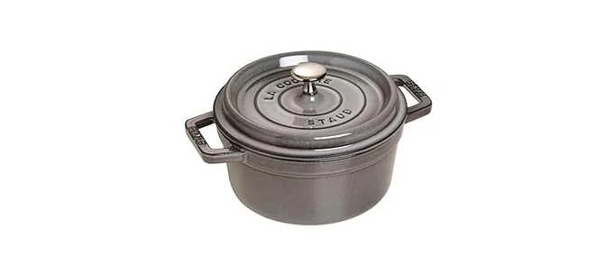 ストウブ(Staub) ピコ ココット ラウンド グレー 22cm