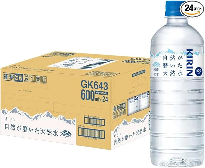 キリン 自然が磨いた天然水 600ml 24本