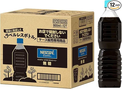 ネスカフェ ボトルコーヒー 無糖 900ml×12本