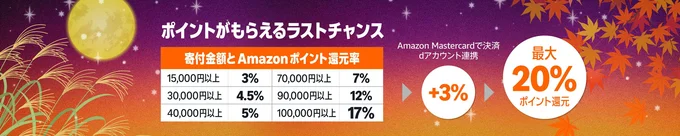 「Amazonふるさと納税　ポイントアップキャンペーン」