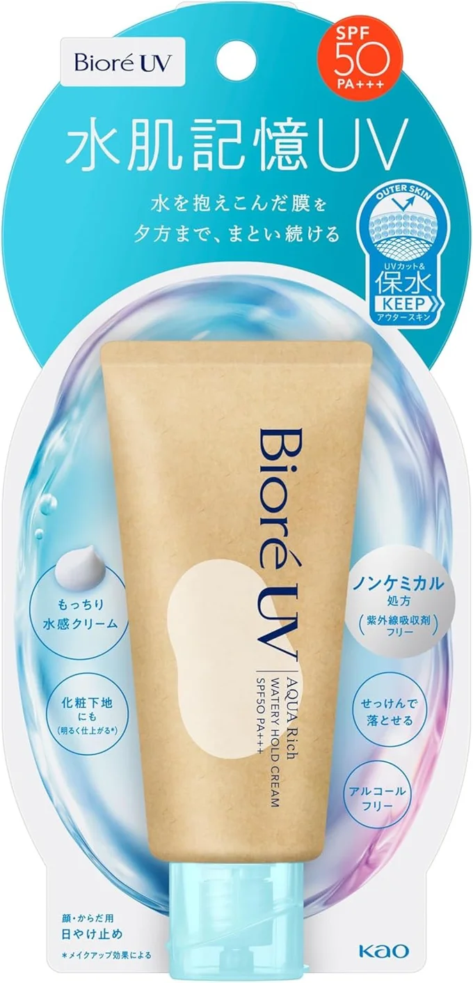 Bioré UＶ アクアリッチ 水肌記憶 ウォータリーホールドクリーム 50g