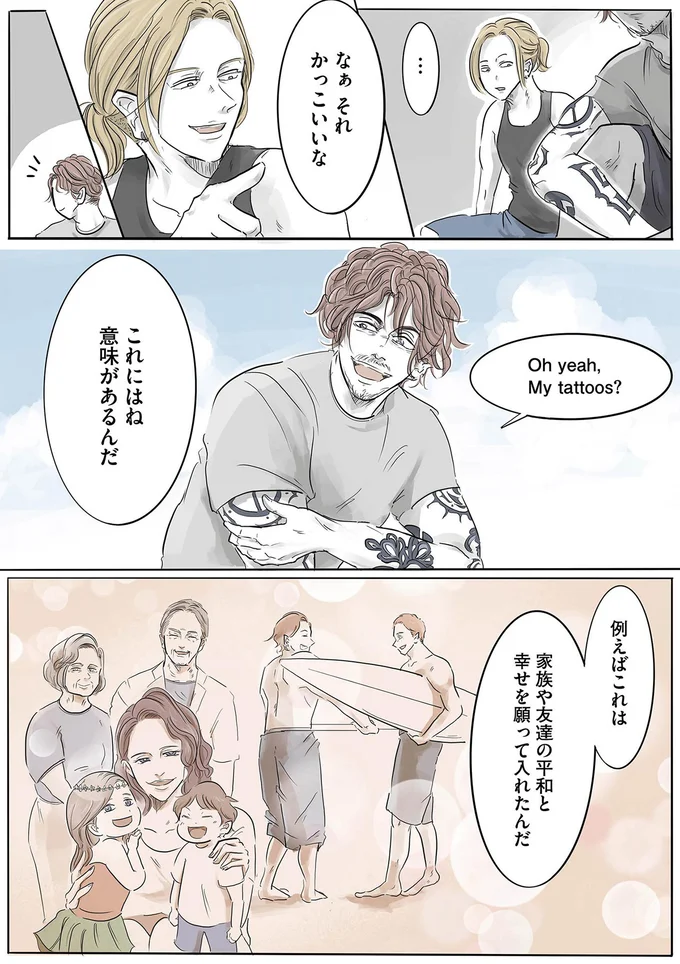 『ぼくのパパにはタトゥーがある』より