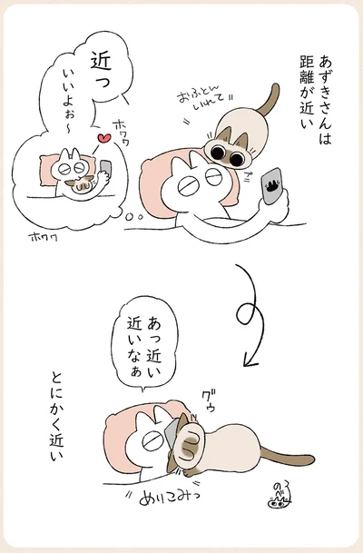 近い近いなぁ