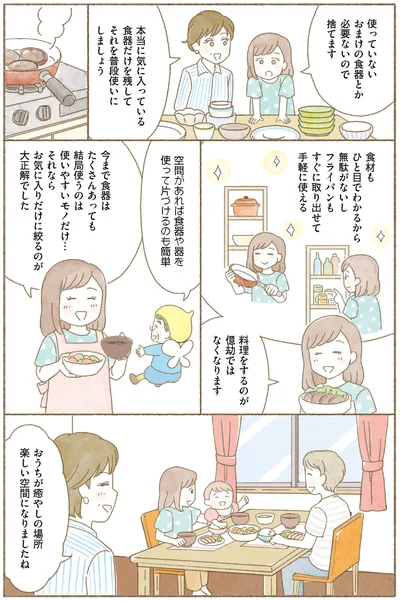  『ＢＳ朝日「ウチ、“断捨離”しました！」公式　マンガで納得　身につく断捨離』より
