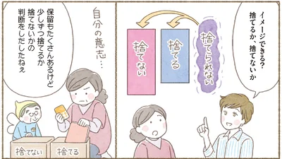  『ＢＳ朝日「ウチ、“断捨離”しました！」公式　マンガで納得　身につく断捨離』より