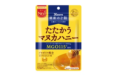 健康のど飴たたかうマヌカハニー（カンロ）