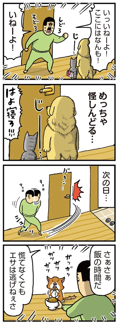 めっちゃ怪しんどる…