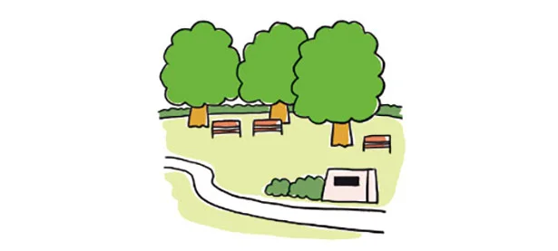 開運スポット▷手入れされた公園