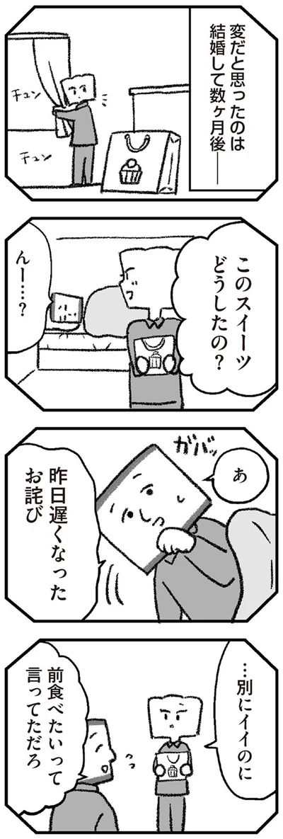 このスイーツどうしたの？