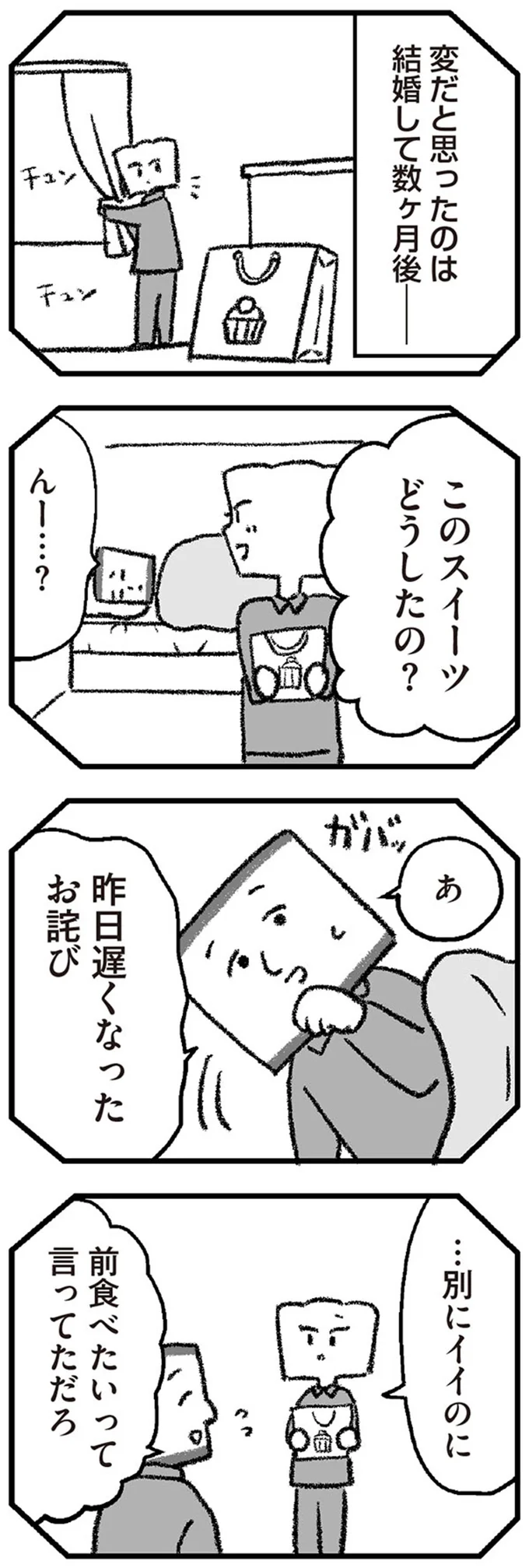 このスイーツどうしたの？