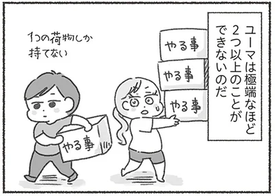 2つ以上のことができないのだ