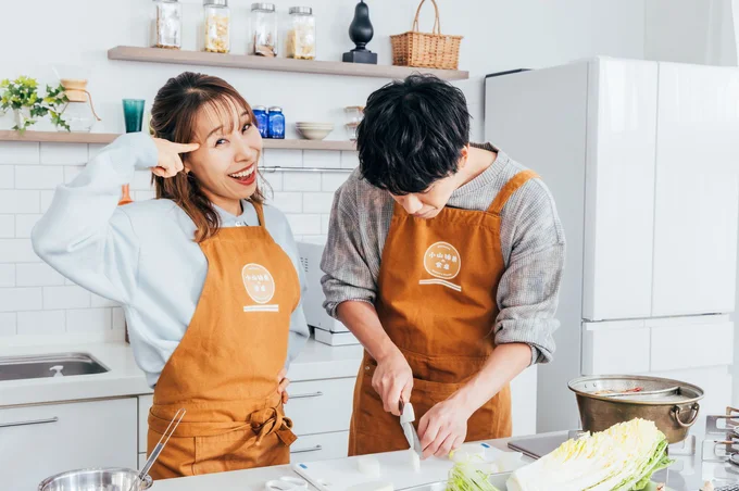 みきママさんのアドバイス通りに大根をカットし、「本当に安定する! 賢いね」と小山さん