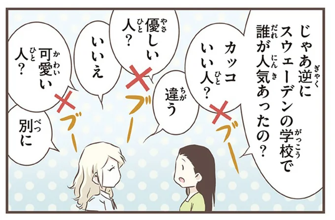 優しい人でも可愛い人でもない?90年代スウェーデンの学校で人気者だったのは