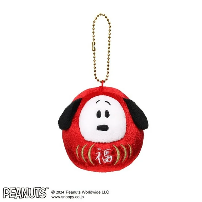 「だるまスヌーピー キーチェーンマスコット」(1650円)