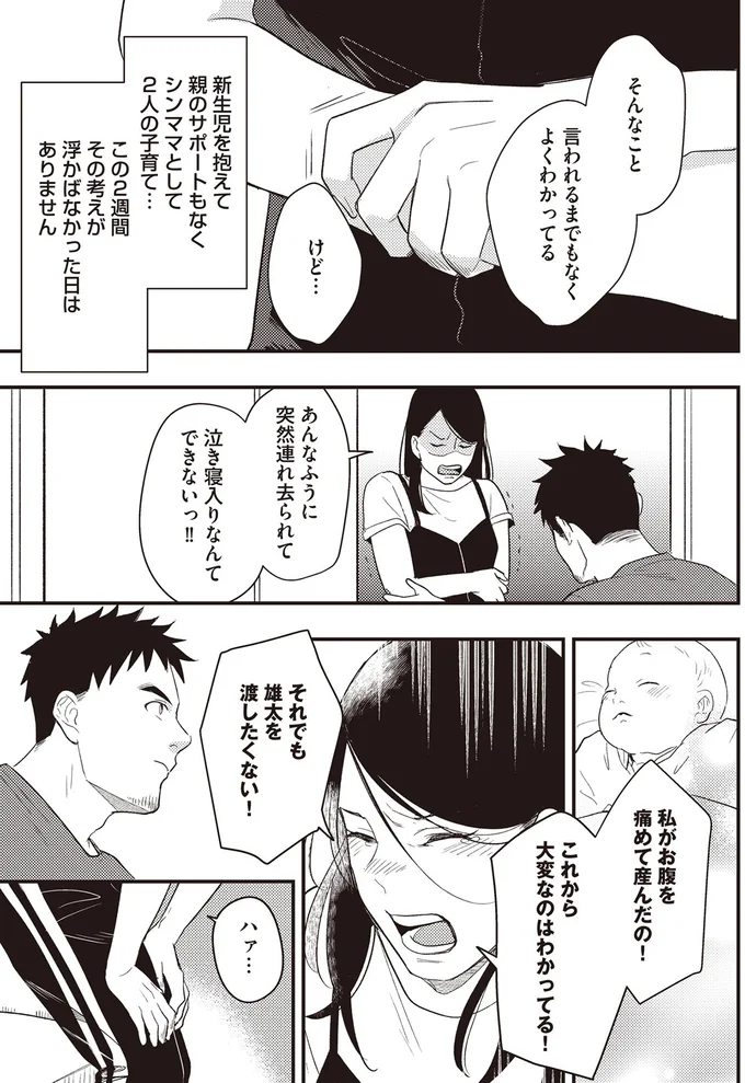 『産後10日でホームレス 浮気夫に家も息子も奪われました』より