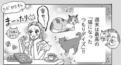 週末は最高の「猫になったつもりデイズ」！！