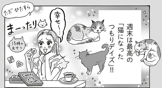 睡眠、食事、自由。猫になったつもりで気ままに過ごす、白川さんの週末