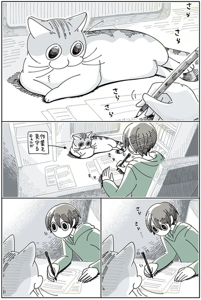 じーっ