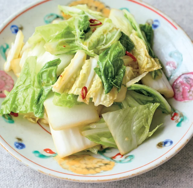 工程ひとつでささっとできる♪ 酢しょうゆ味「白菜の中華漬け」