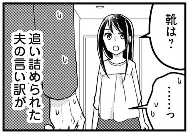 ストーカーに盗まれた⁉靴の行方を問い詰められた夫の言い訳が予想の斜め上！／サレ妻になり今は浮気探偵やってます14（6）