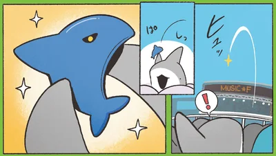 ピックが飛んできた！