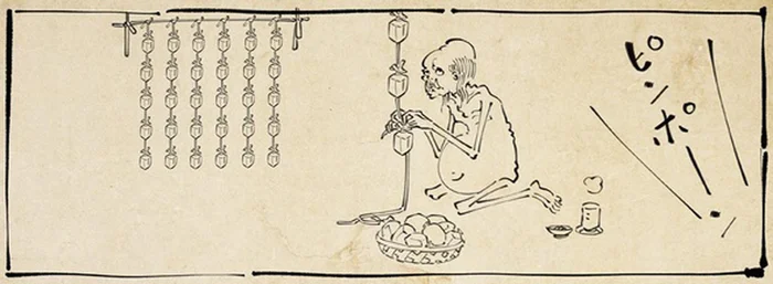 干し柿作りにご執心。最悪のタイミングで客人が来た令和の餓鬼