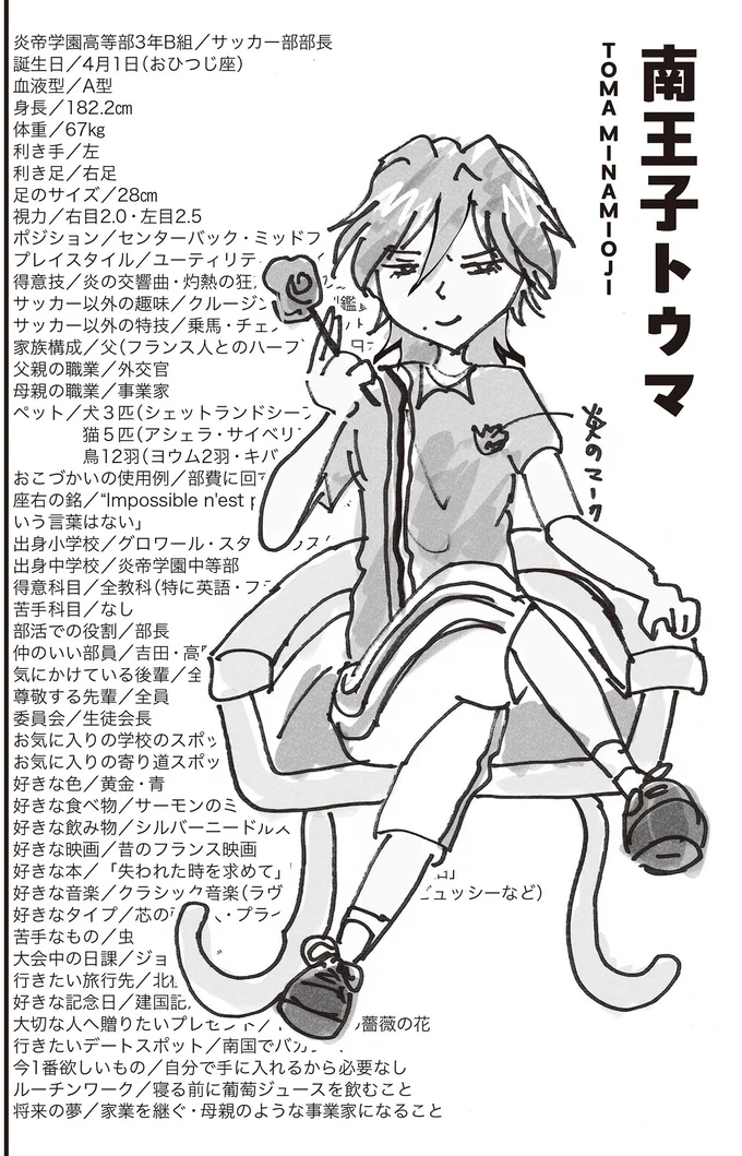 南王子トウマ