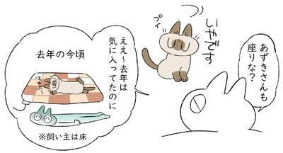 去年は気に入ってたのに
