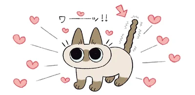 期待のしっぽ