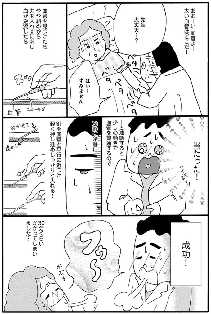 『あたふた研修医やってます。24時間お医者さん修行中コミックエッセイ』より