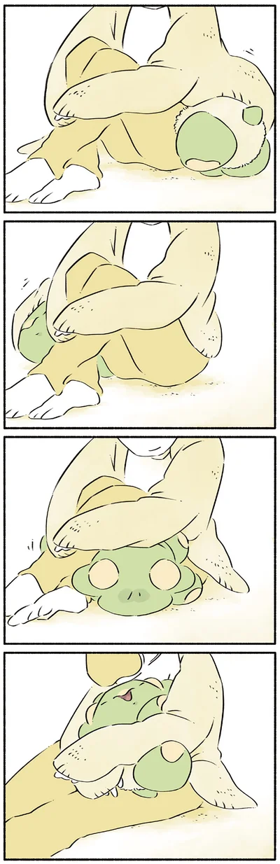 カーディガンに入ってくるバブ