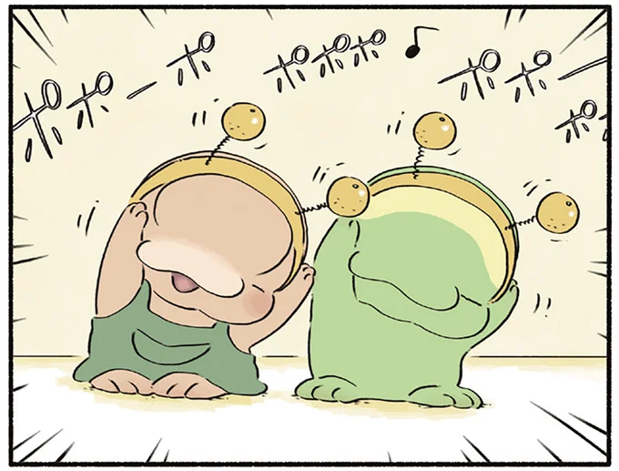 踊るカボスとニコ