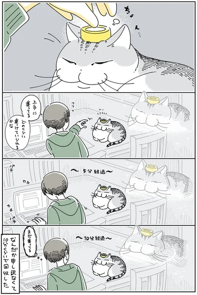 どのくらい乗っけていられるかな