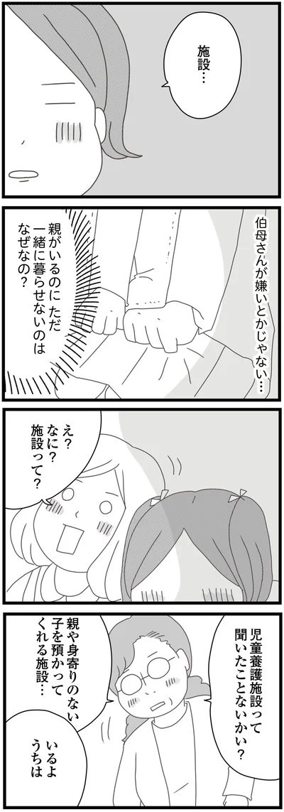 伯母さんが嫌いとかじゃない…