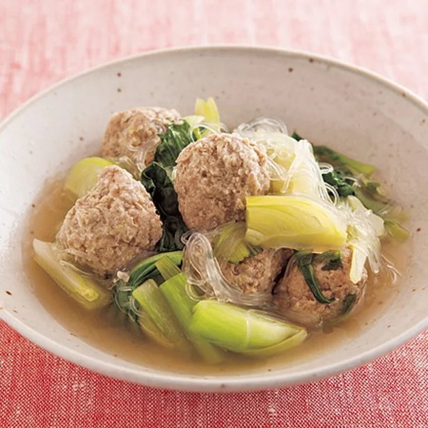 肉と野菜が同時に摂れる！ 食べごたえ抜群の肉だんごスープ5選