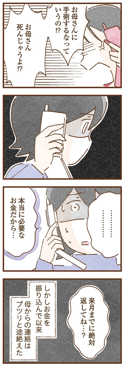本当に必要なお金だから…
