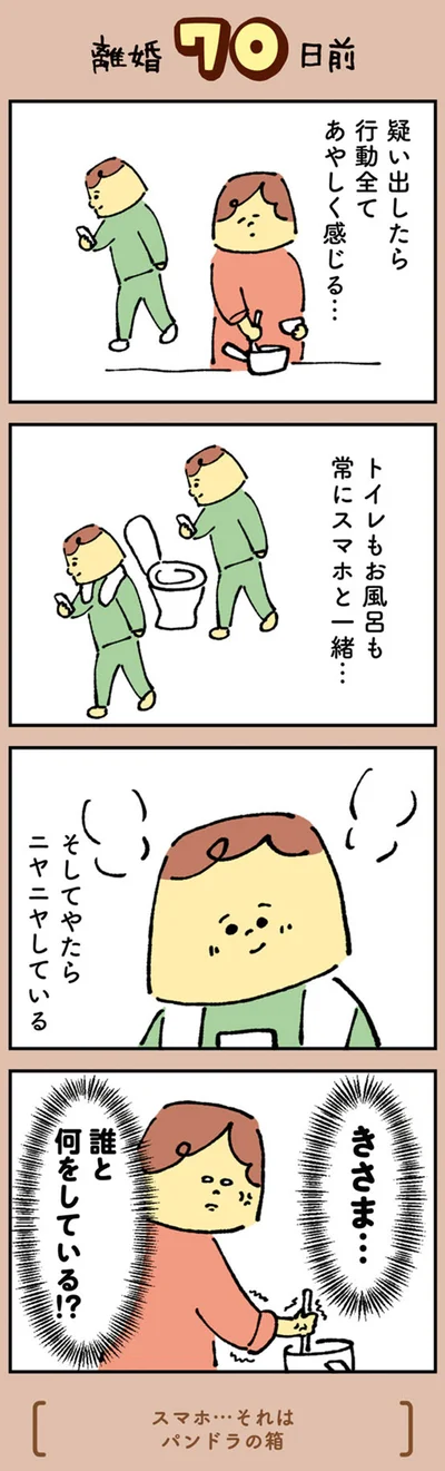 きさま…　誰と何をしている！？