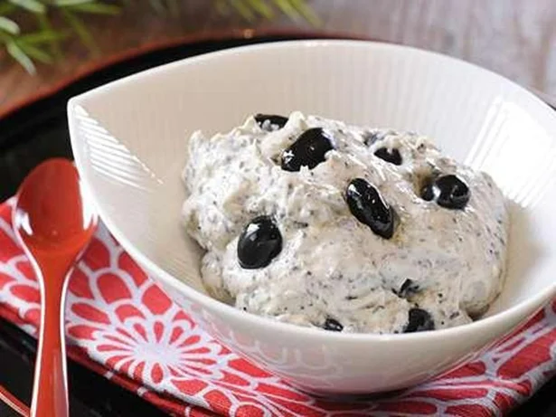 黒豆と黒ごまクリーム