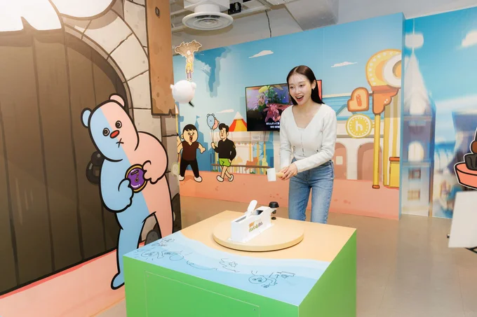 アトラクションゲーム「たたけ!パンパンくん飛ばし」