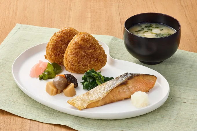 焼おにぎり定食