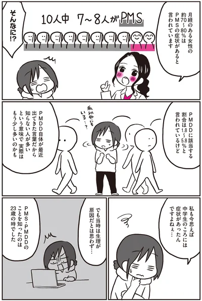 当時は生理が原因だと思わず…