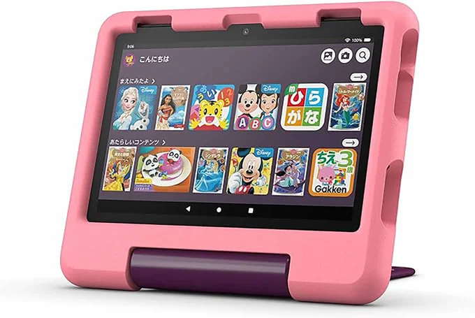 New Amazon Fire HD 8 キッズモデル (8インチ) ディズニープリンセス :3GB RAM (2024年発売)