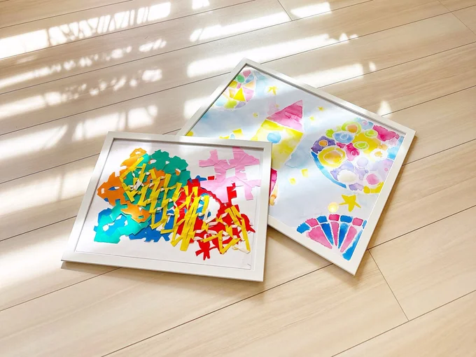 ２．1人につき2つの作品を飾ると決めています