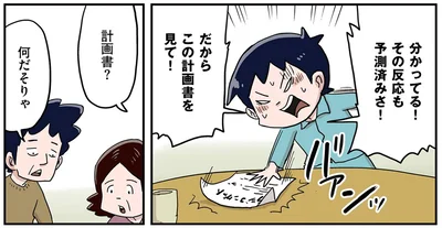 この計画書を見て！