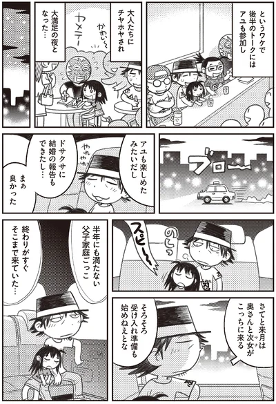 『父娘ぐらし それから 55歳まで独身だったマンガ家が8歳の娘と過ごした4か月間』より