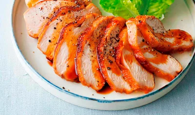 はちみつで風味アップ、むね肉をやわらかく