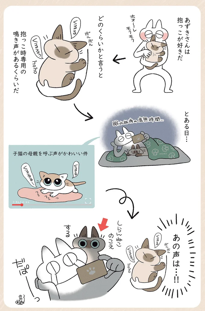 あずきさんは抱っこが好きだ