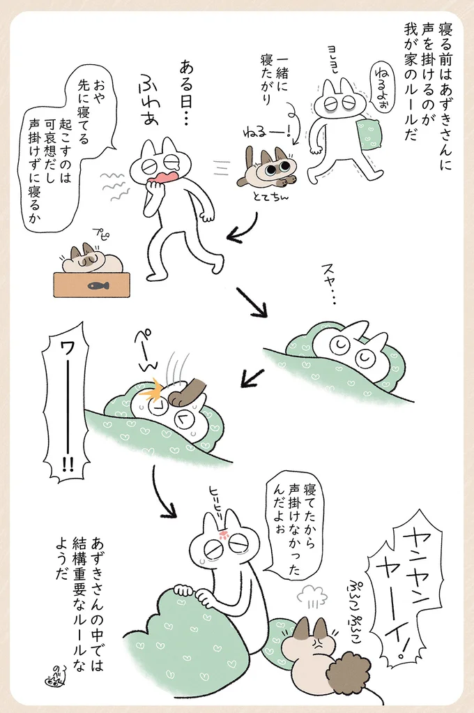 あずきさんの重要なルール