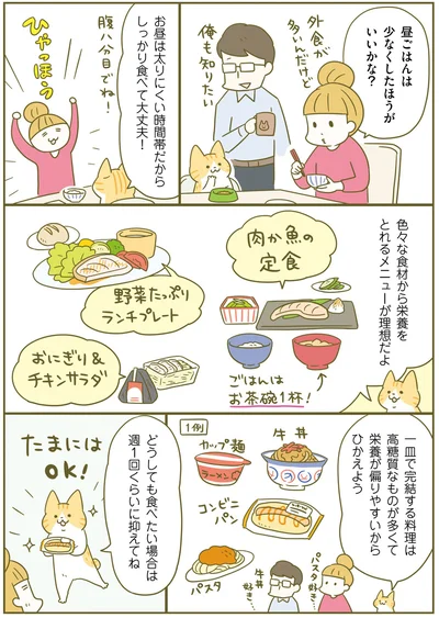 お昼はしっかり食べて大丈夫！