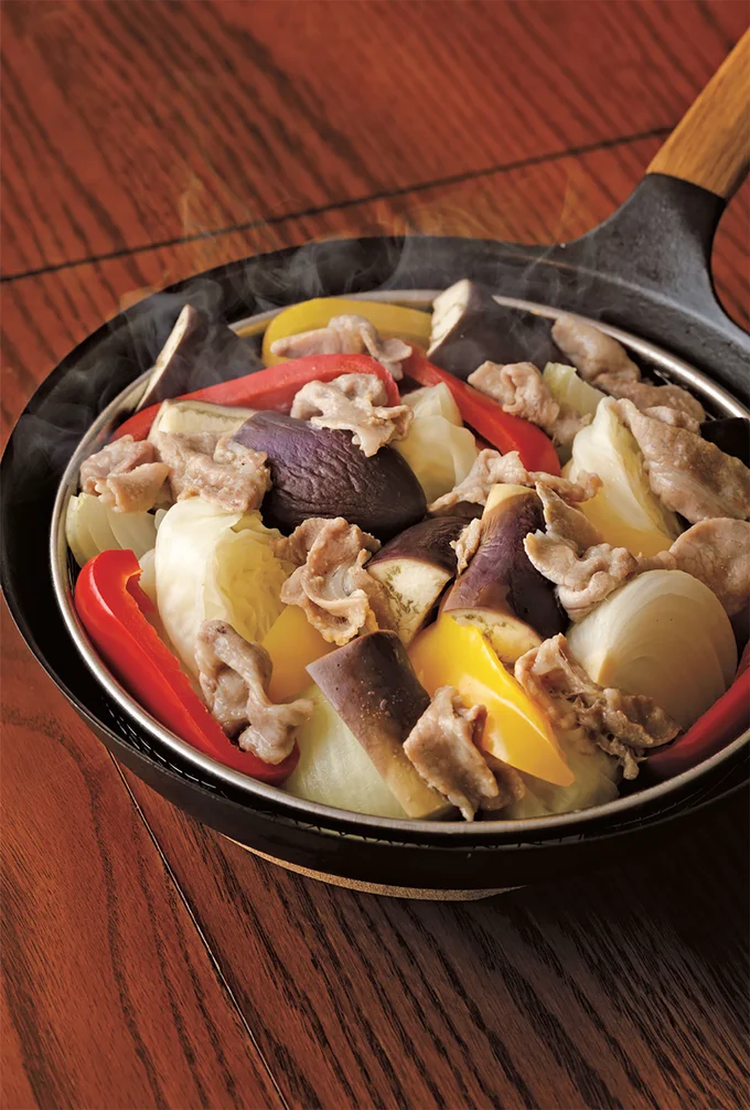ほっこりあたたかな「せいろ蒸し風」の料理